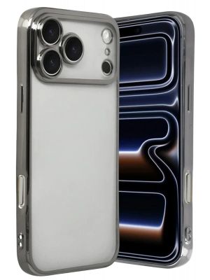 Newface Apple iPhone 17 Pro Max Razer Lensli Silikon - Titan Gri