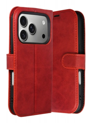 Newface Apple iPhone 17 Pro Max Trend S Plus Kapaklı Kılıf - Kırmızı