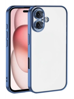 Newface Apple iPhone 17 Razer Lensli Silikon - Açık Mavi