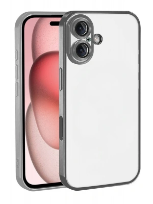 Newface Apple iPhone 17 Razer Lensli Silikon - Titan Gri