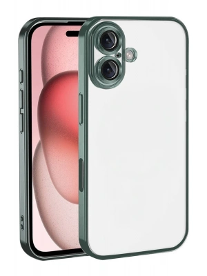 Newface Apple iPhone 17 Razer Lensli Silikon - Yeşil