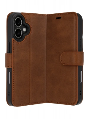 Newface Apple iPhone 17 Trend S Plus Kapaklı Kılıf - Taba