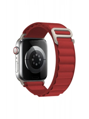 Newface Apple Watch 38mm Mountain Kordon - Kırmızı