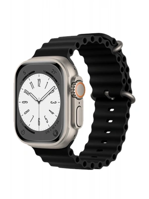 Newface Apple Watch 38mm Ocean Kordon - Siyah