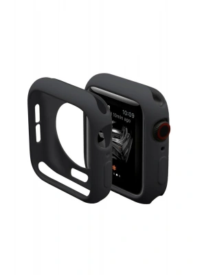 Newface Apple Watch 40mm Silikon Alt Kasa - Siyah