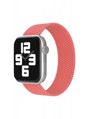 Newface Apple Watch 42mm Ayarlı Solo Silikon Kordon - Pembe