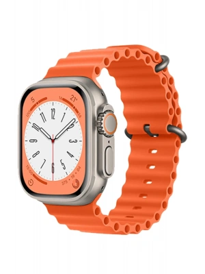 Newface Apple Watch 42mm Ocean Kordon - Turuncu