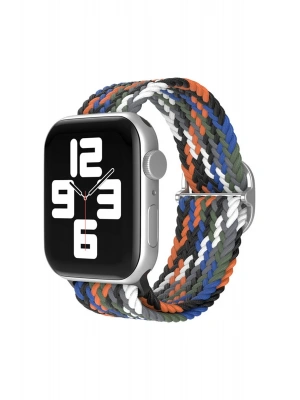 Newface Apple Watch 42mm Star Kordon - Gri-Turuncu