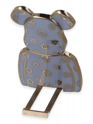 Newface Astro Stand Ayıcık Desenli - Açık Mavi