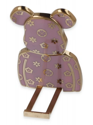 Newface Astro Stand Ayıcık Desenli - Mor