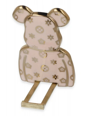 Newface Astro Stand Ayıcık Desenli - Pembe