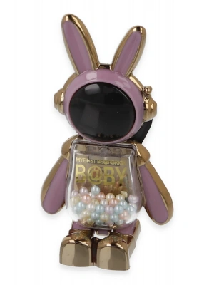 Newface Astro Stand Tavşan Astronot - Mor