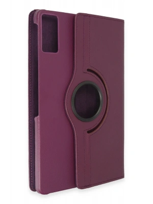 Newface Huawei Honor Pad 10 12.1 Kılıf 360 Tablet Deri Kılıf - Mürdüm