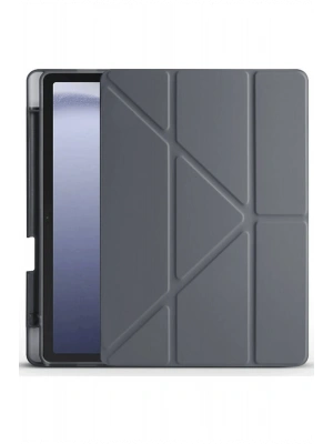Newface Huawei Honor Pad X9 11.5 Kılıf Kalemlikli Mars Tablet Kılıfı - Koyu Gri