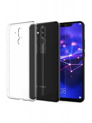 Newface Huawei Mate 20 Lite Kılıf Lüx Şeffaf Silikon