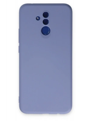 Newface Huawei Mate 20 Lite Kılıf Nano içi Kadife Silikon - Lila