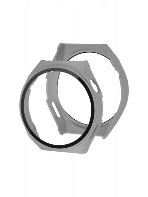 Newface Huawei Watch GT2 Pro 46mm Dota Camlı Kasa Ekran Koruyucu - Gri