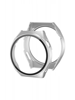 Newface Huawei Watch GT3 46mm Dota Camlı Kasa Ekran Koruyucu - Gümüş