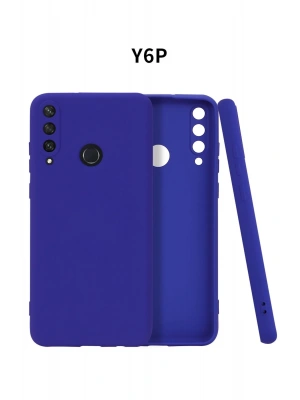 Newface Huawei Y6P Kılıf First Silikon - Lacivert