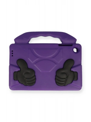 Newface iPad 10.2 (7.nesil) Kılıf Like Stantlı Tablet Silikon - Mor