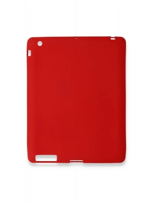 Newface iPad 4 9.7 Kılıf Evo Tablet Silikon - Kırmızı
