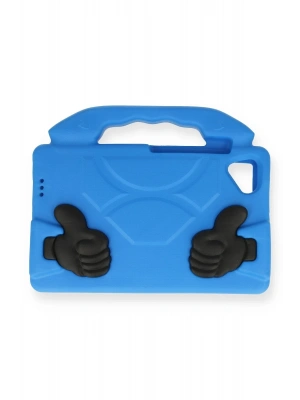 Newface iPad 4 9.7 Kılıf Like Stantlı Tablet Silikon - Mavi