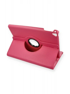 Newface iPad 9.7 (2018) Kılıf 360 Tablet Deri Kılıf - Pembe