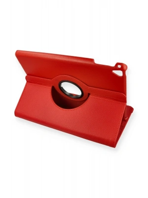 Newface iPad Air 4 10.9 Kılıf 360 Tablet Deri Kılıf - Kırmızı