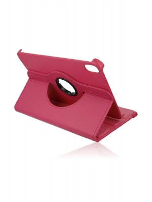Newface iPad Mini 6 Kılıf 360 Tablet Deri Kılıf - Pembe