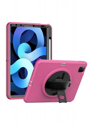 Newface iPad Pro 11 (2018) Kılıf Hand Strap Tablet Kılıfı - Pembe