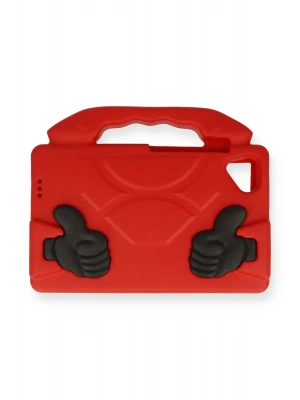 Newface iPad Pro 11 (2020) Kılıf Like Stantlı Tablet Silikon - Kırmızı