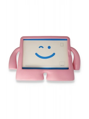 Newface iPad Pro 11 (2021) Kılıf Karakter Tablet Silikon - Açık Pembe