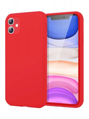 Newface iPhone 11 Kılıf First Silikon - Kırmızı