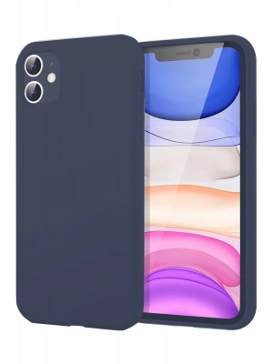 Newface iPhone 11 Kılıf First Silikon - Lacivert