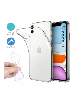 Newface iPhone 11 Kılıf Lüx Şeffaf Silikon