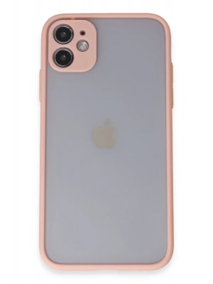 Newface iPhone 11 Kılıf Montreal Silikon Kapak - Pembe