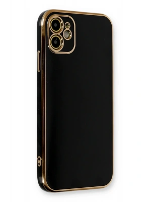 Newface iPhone 11 Kılıf Volet Silikon - Siyah