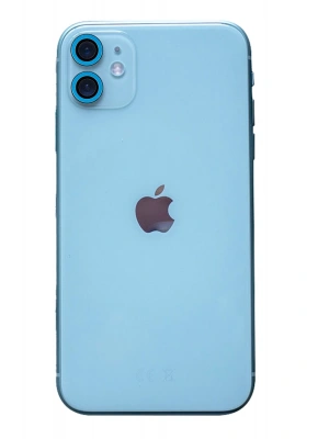 Newface iPhone 11 Neon Fosforlu Kamera Lens - Mavi