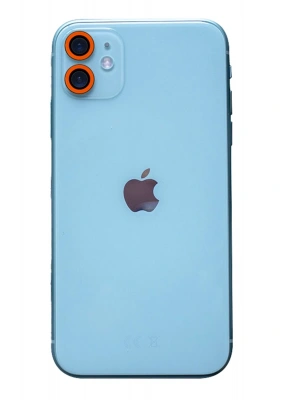 Newface iPhone 11 Neon Fosforlu Kamera Lens - Turuncu