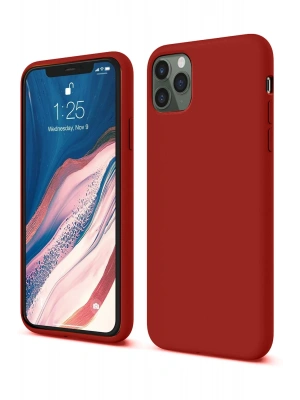 Newface iPhone 11 Pro Kılıf First Silikon - Bordo