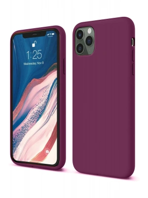 Newface iPhone 11 Pro Kılıf First Silikon - Mürdüm