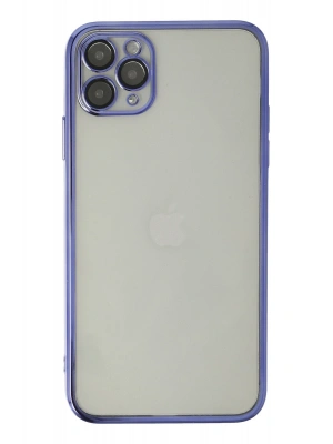 Newface iPhone 11 Pro Kılıf Razer Lensli Silikon - Mor