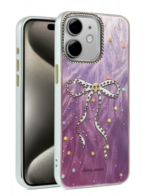 Newface iPhone 12 Kılıf Blade Aynalı Desenli Kapak - Desen 1