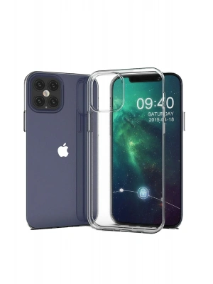 Newface iPhone 12 Kılıf Lüx Şeffaf Silikon