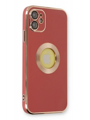 Newface iPhone 12 Kılıf Store Silikon - Kırmızı