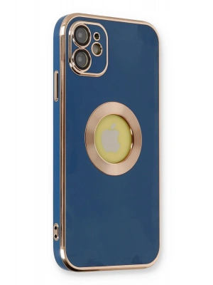 Newface iPhone 12 Kılıf Store Silikon - Mavi