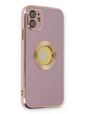 Newface iPhone 12 Kılıf Store Silikon - Mor