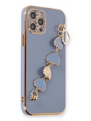 Newface iPhone 12 Pro Kılıf Esila Silikon - Gri