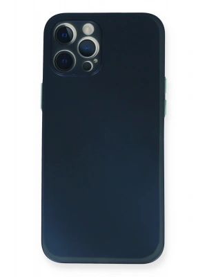Newface iPhone 12 Pro Kılıf PP Ultra İnce Kapak - Mavi