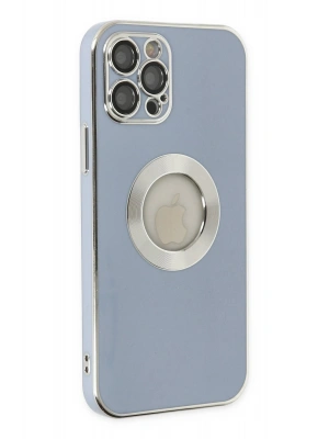 Newface iPhone 12 Pro Kılıf Store Silikon - Sierra Blue